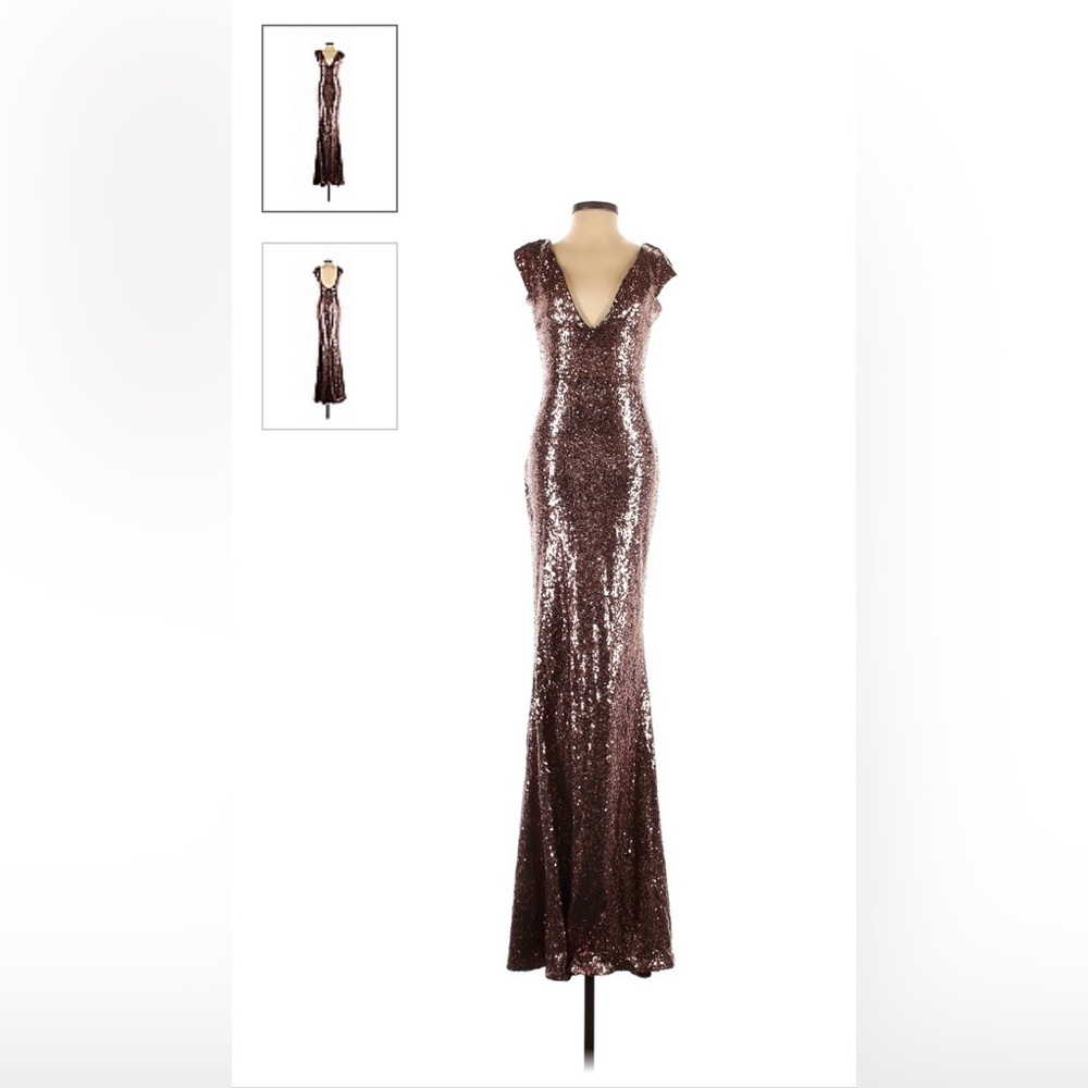 Windsor Black/Gold Sequin Formal Dress size Small